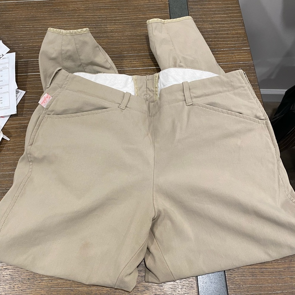 COPY - Tailored Sportsman Breeches Tan / Hunter ring